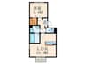D-room南方 1LDKの間取り
