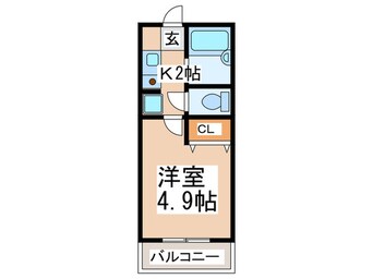 間取図 アールズプレイス二日市