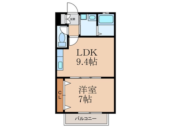 間取り図 トレゾア湯川新町A棟