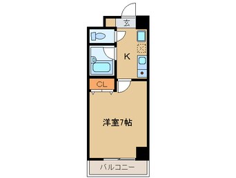 間取図 シャイン　大手門