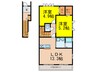 Confort・Espace 2LDKの間取り