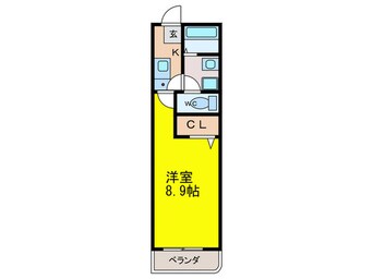 間取図 アドバンス清水