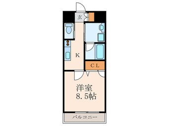 間取図 ラフィ－ネ到津学園通り