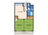 フォ－レストマンション 2DKの間取り