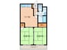 フォ－レストマンション 2DKの間取り
