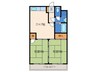 フォ－レストマンション 2DKの間取り