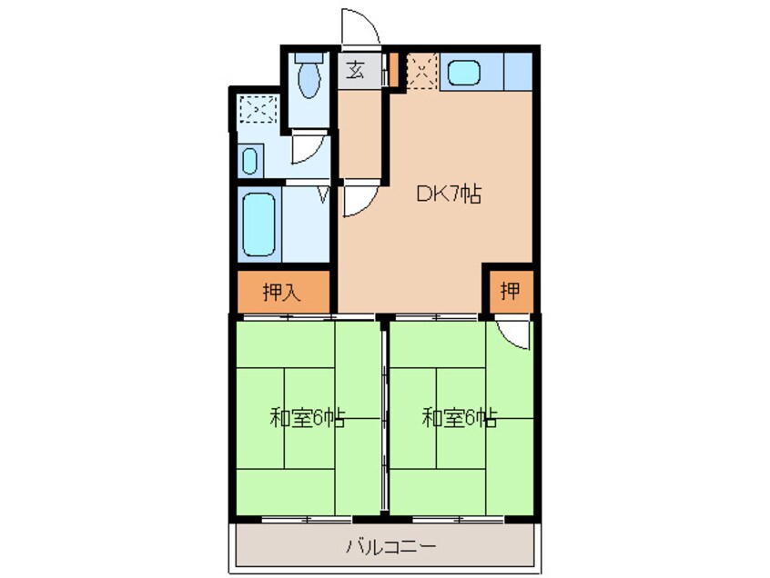 間取図 フォ－レストマンション