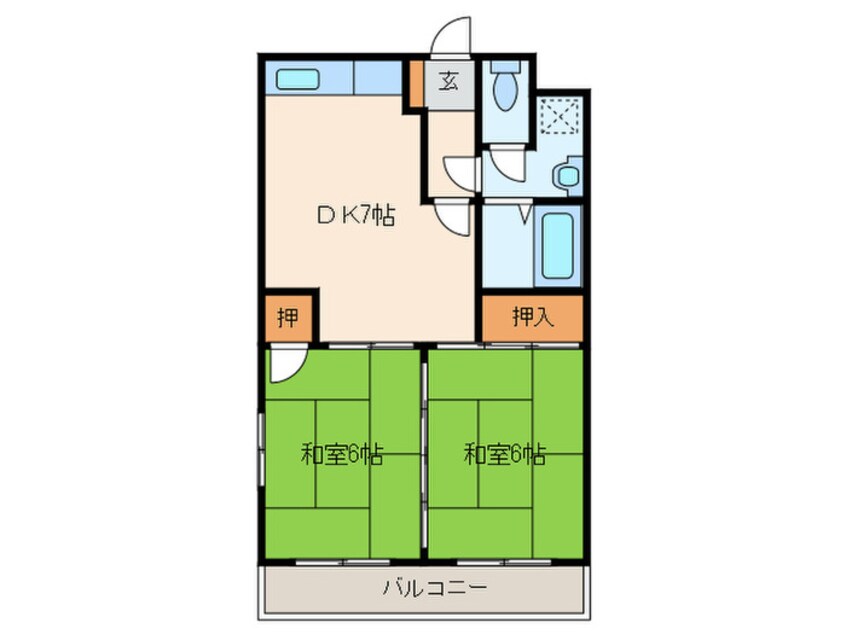 間取図 フォ－レストマンション