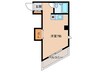 ＲＫ西新 1Rの間取り