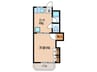 エスポアールマンション 1DKの間取り