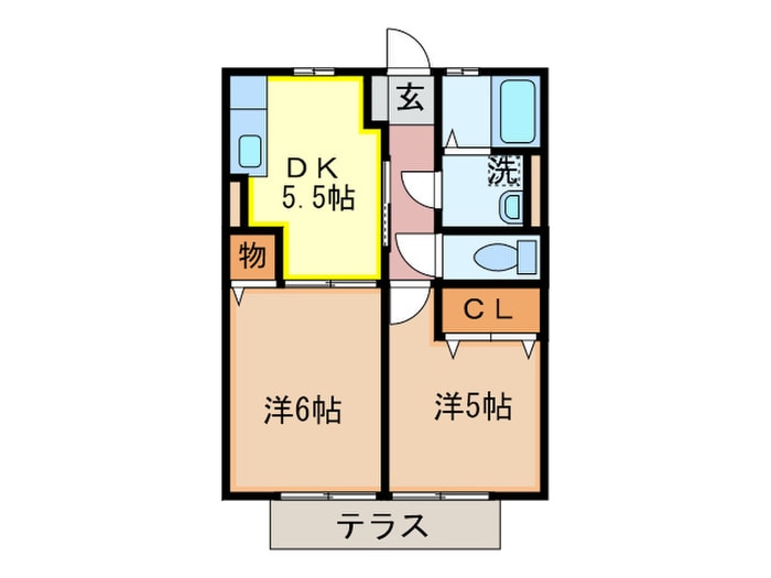 間取り図 ソレイユ永犬丸Ⅰ