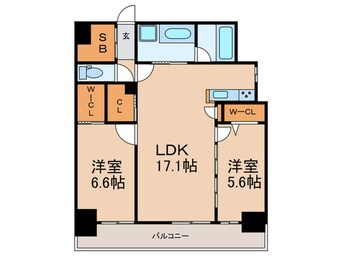 間取図 ゼクシオン博多