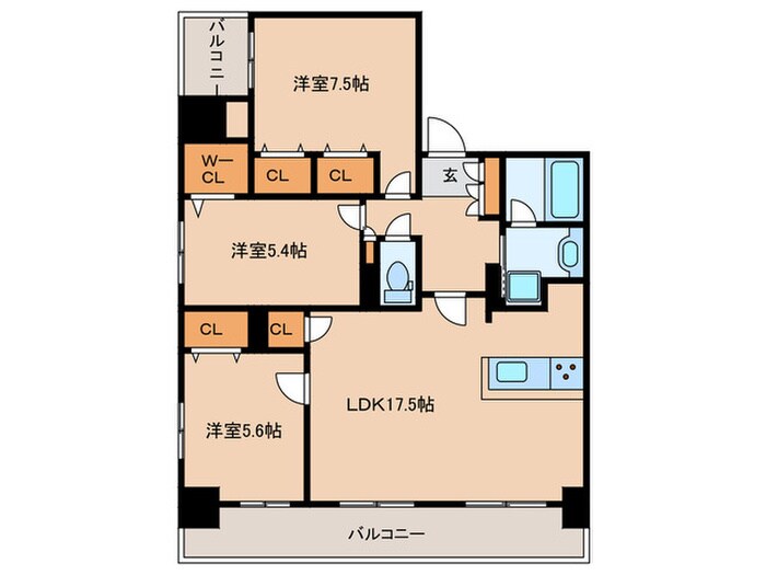 間取り図 ゼクシオン博多