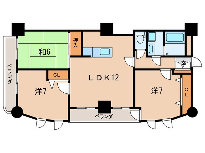 間取り図 高田ツイン