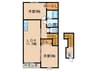 サニ－コ－ポＡ 2LDKの間取り