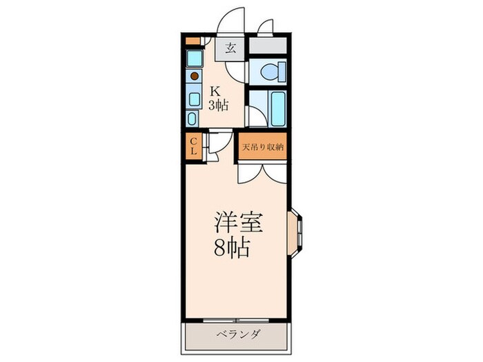 間取り図 シティルーム金鶏