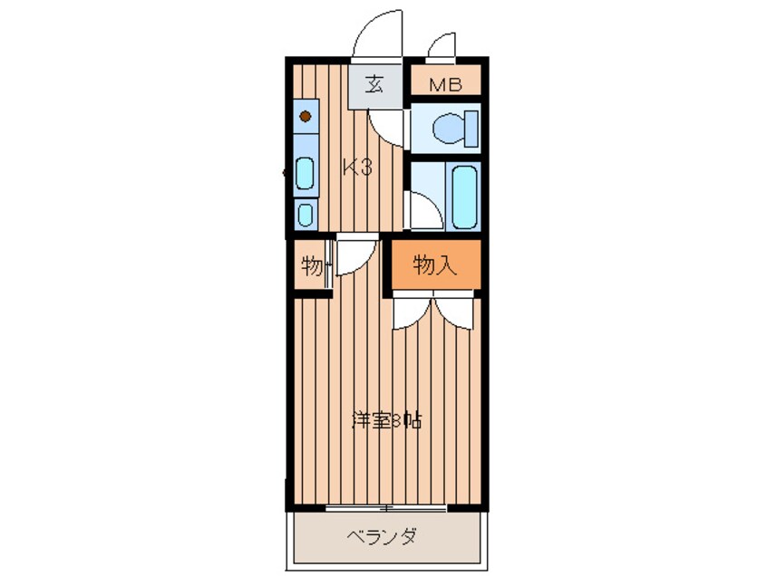 間取図 シティルーム金鶏