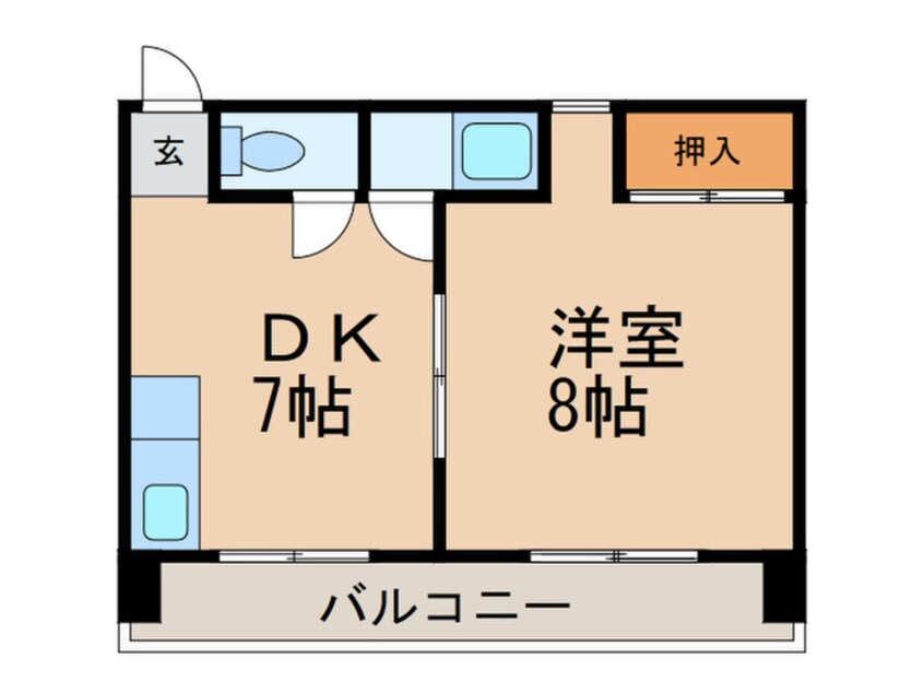 間取図 丸万コーポ