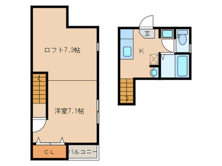 間取図 POLARIS CITY Ⅲ