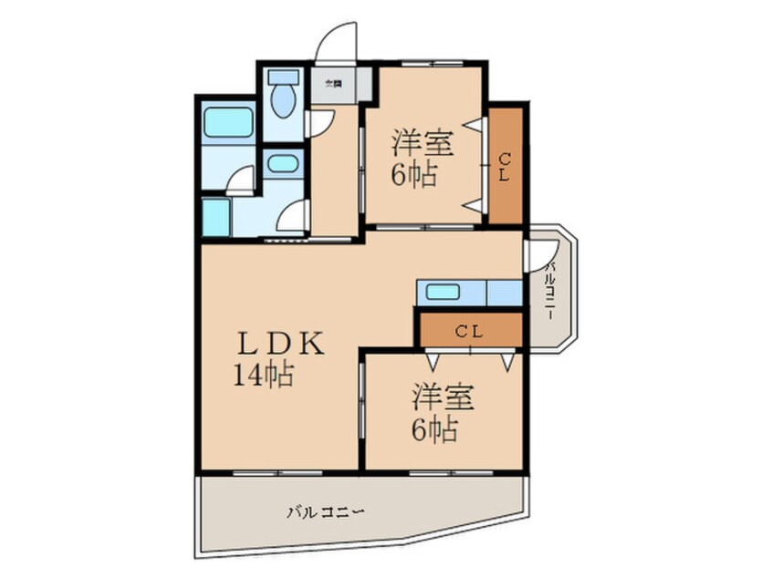 間取図 コーポコモン