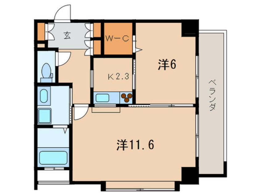 間取図 アイランドコート別院