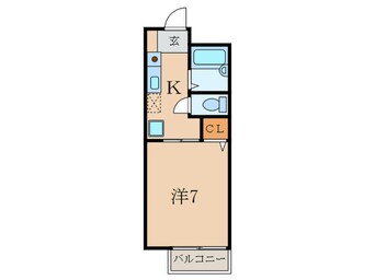 間取図 アルシュ霧ヶ丘