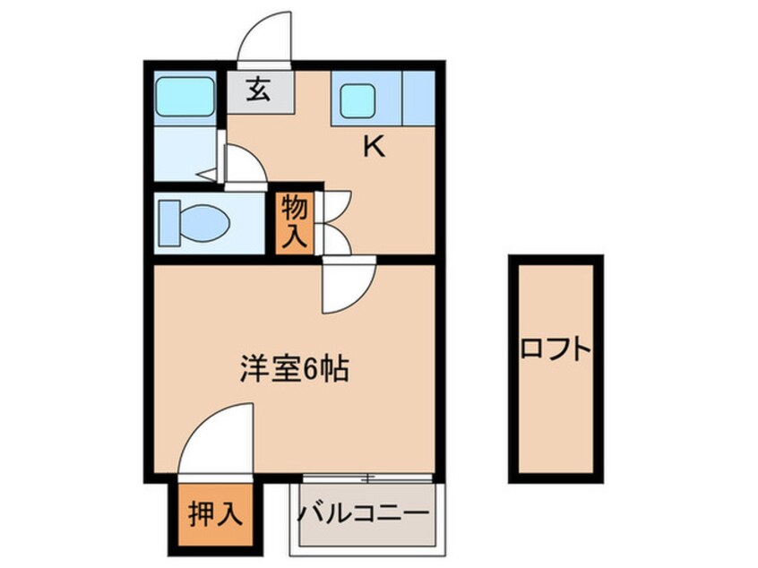 間取図 スカイハイツ