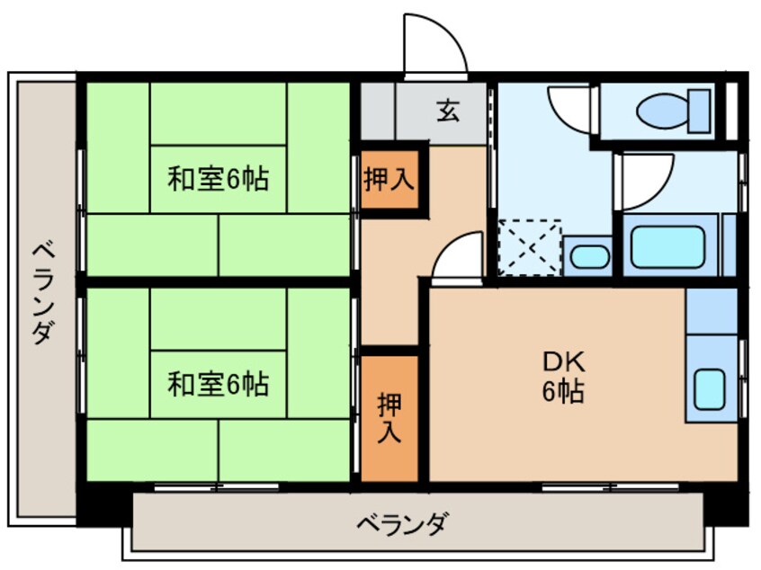 間取図 久我ﾋﾞﾙ