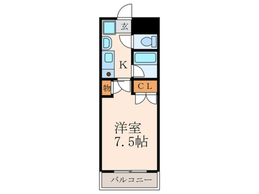 間取図 シティルーム都