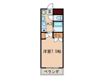 間取図 シティルーム都