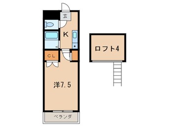 間取図 シティルーム都