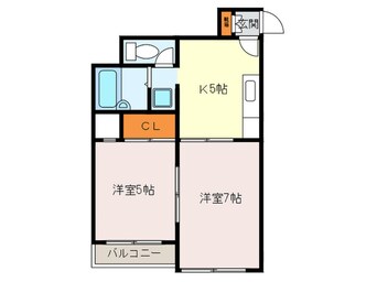 間取図 プリムヴェ－ル