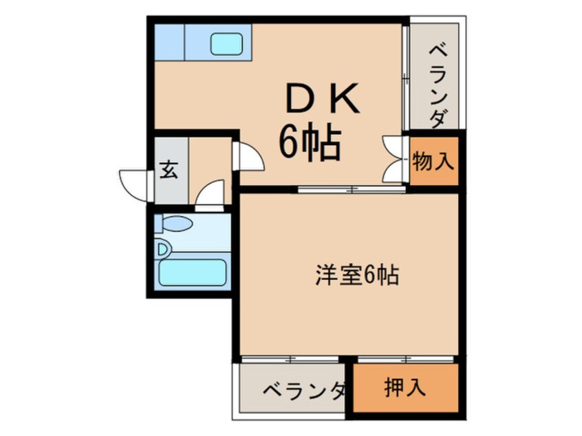 間取図 フェリ－チェ戸畑