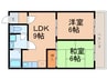 フェリ－チェ戸畑 2LDKの間取り