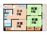 フェリ－チェ戸畑 3DKの間取り