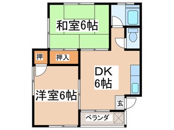 間取図 堀コーポ水城