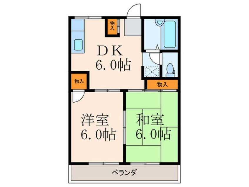 間取図 シティハイツ守恒