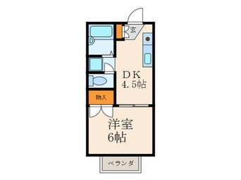 間取図 シティハイツ守恒