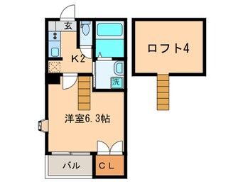 間取図 リュミエル姪浜