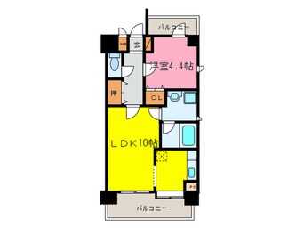 間取図 エクセレント東町