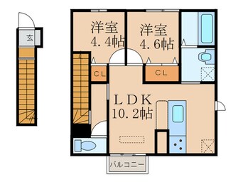 間取図 ＣｌｏｖｅｒⅡ