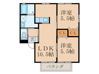 間取図 ハッピ－タウン　Ａ棟