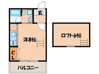 間取図 エステ－ト平尾
