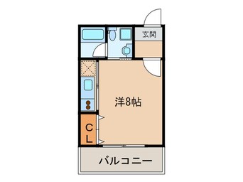 間取図 エステ－ト平尾