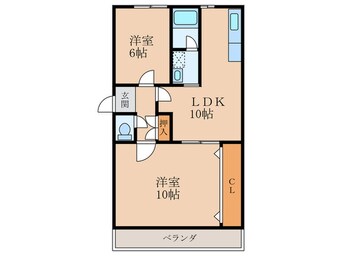 間取図 カームナカノ