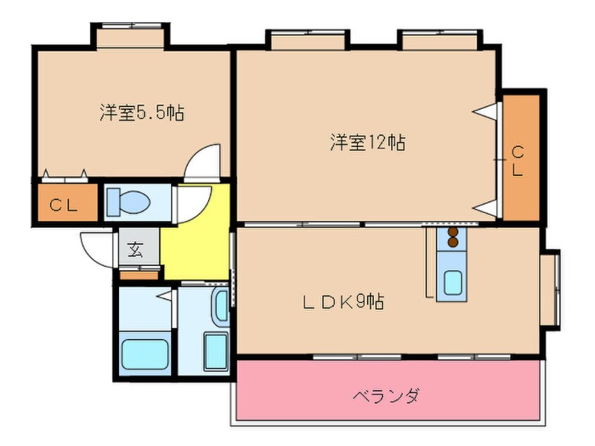 間取図 カサデエスタシオン