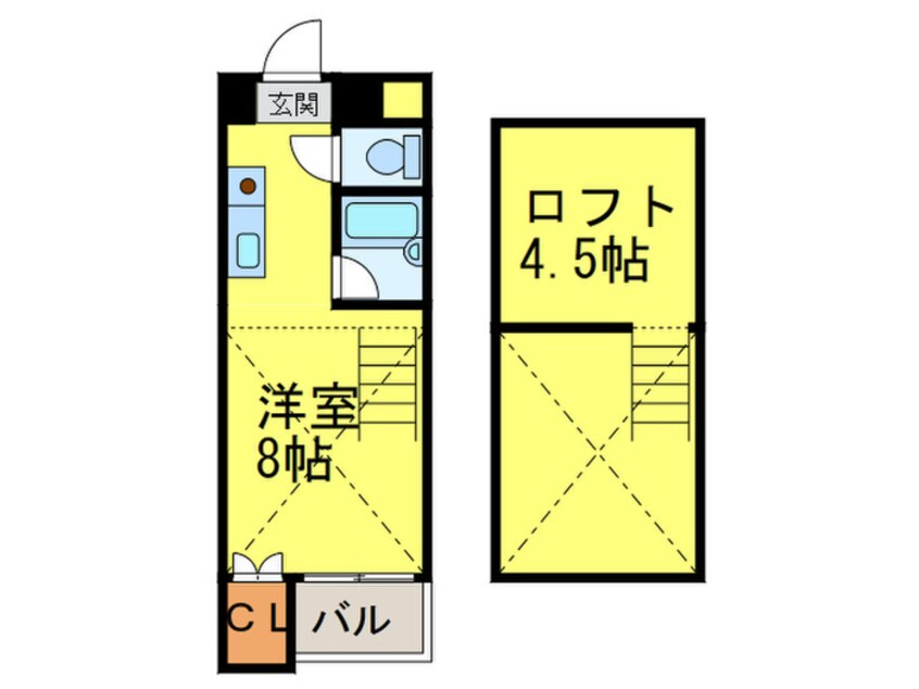 間取図 コンフォ－トベネフィス大橋