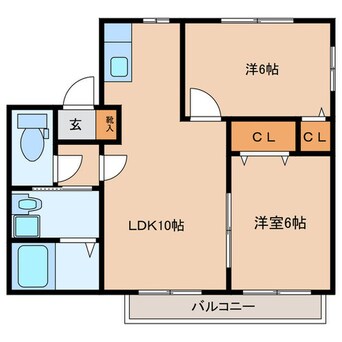間取図 メゾン・ド・レトアⅡ－Ａ