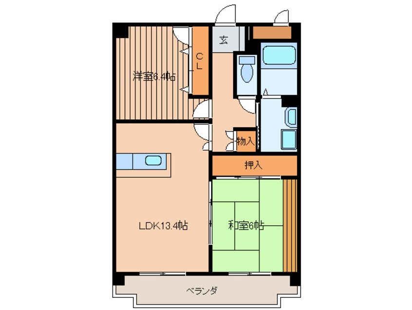 間取図 ラ・メイユール