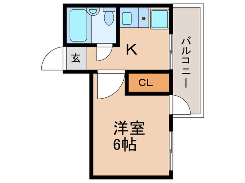 間取図 ウエルネス福岡Ⅱ